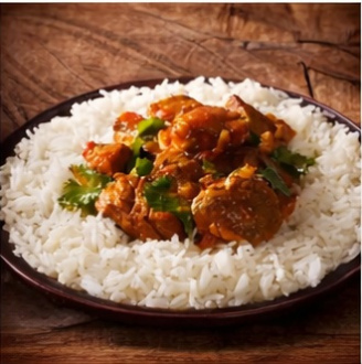 Mutton Curry + Rice